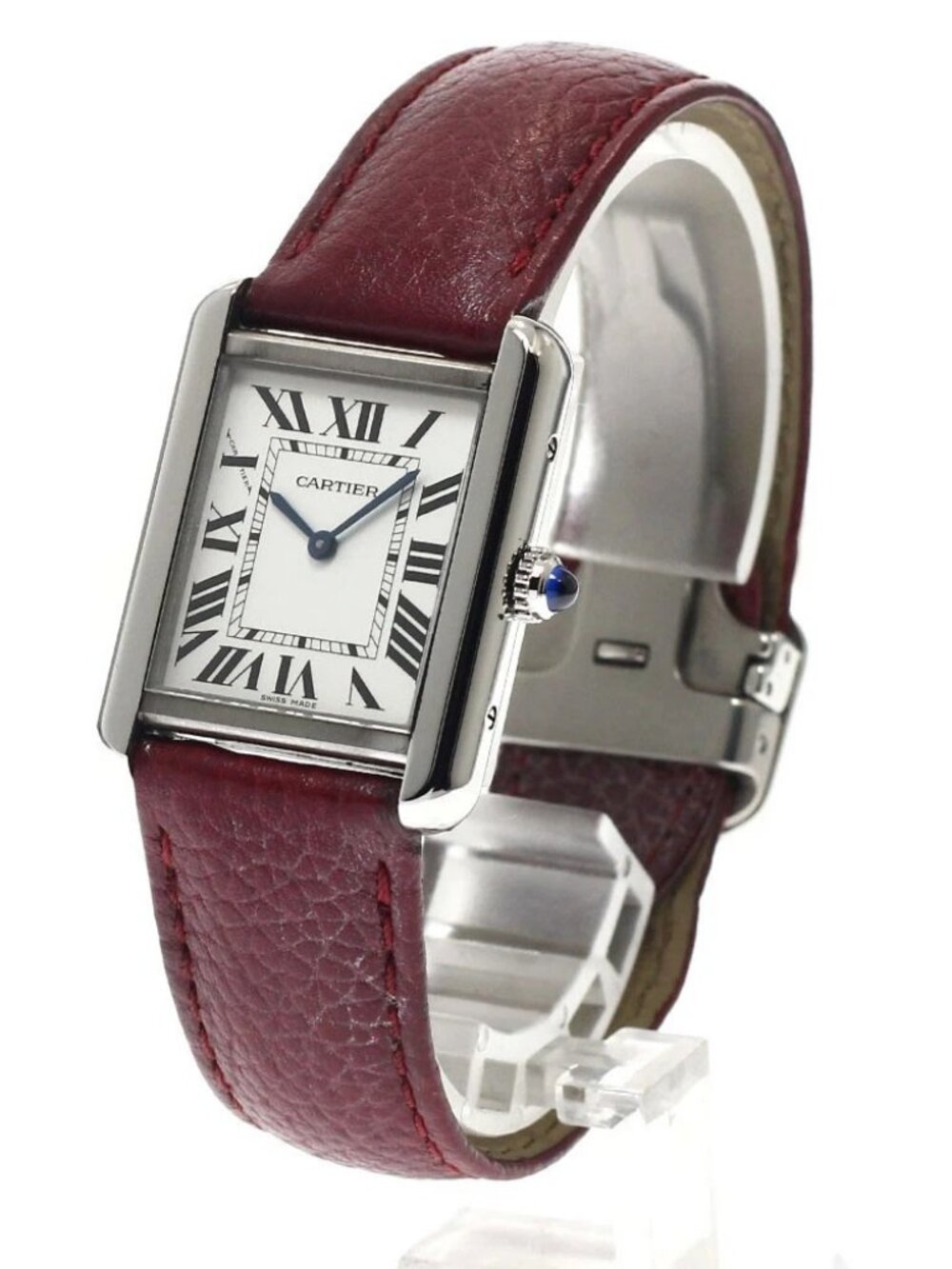 CARTIER Tank solo SM WSTA0030 Silver Dial Quartz Ladies Watch_956822 - Picture 3 of 7